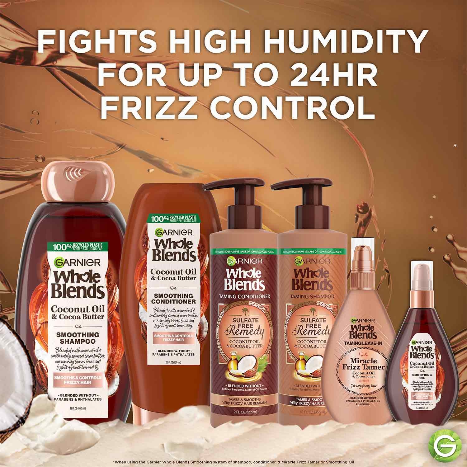 Fights high humidity for up to 24 hours of frizz control