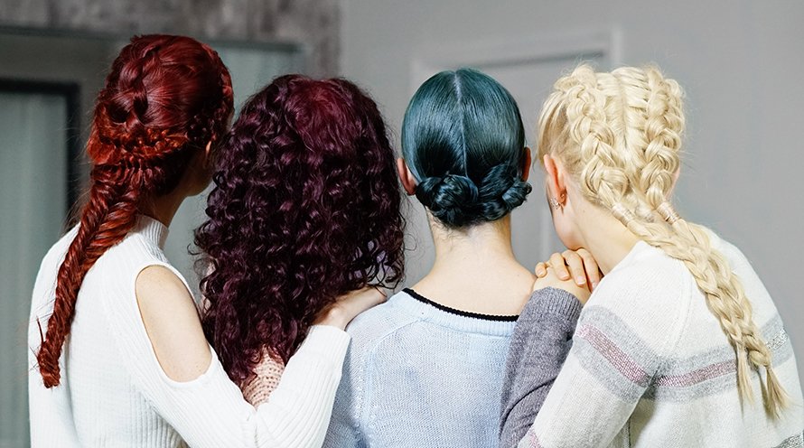 Garnier The Best Shades for Bold Hair Color Red Burgundy Blue Blonde