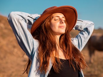 The cowgirl copper hair formula at home - Garnier