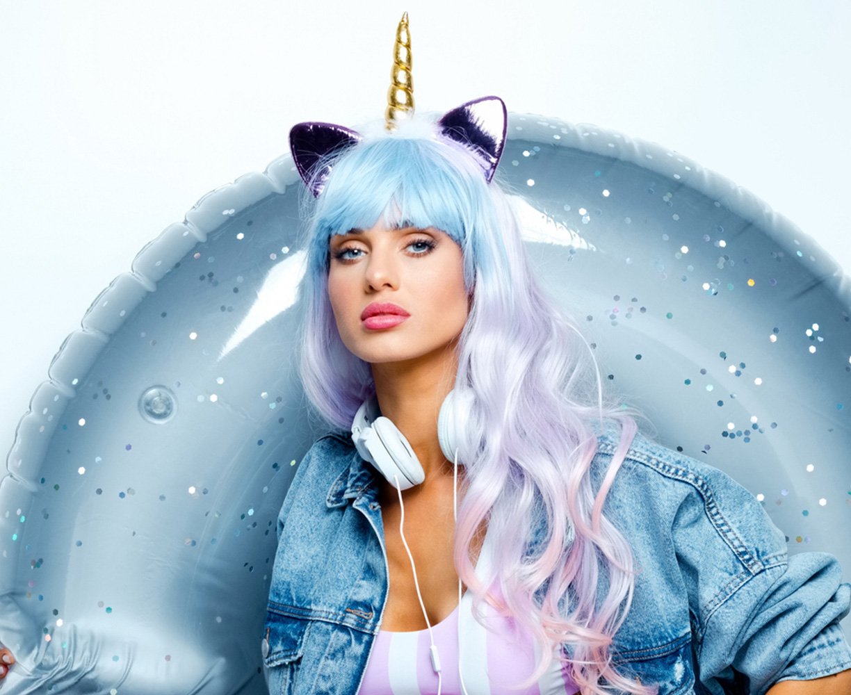 Unicorn Colored Hair