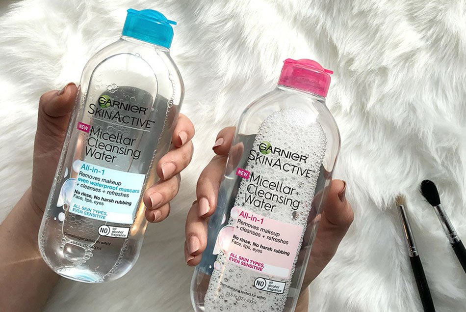 garnier micellar water blue cap