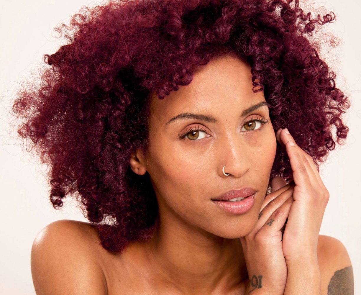 I want to dye my hair a dark cherry red color but don't want it to be a bright  red color. Should I use the products I bought or get something different? :, image size:1224x1000