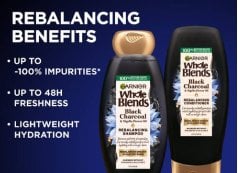 Garnier Whole Blends Black Charcoal Shampoo - Garnier