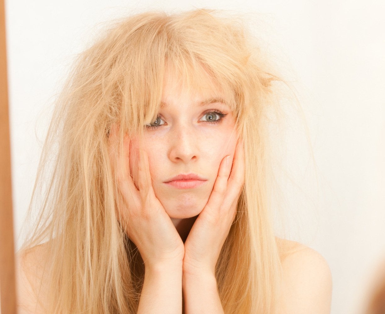 Cabello con frizz