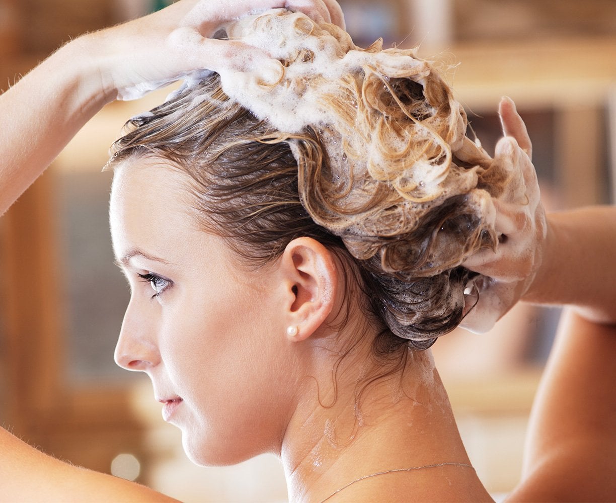 Deep condition hair and scalp