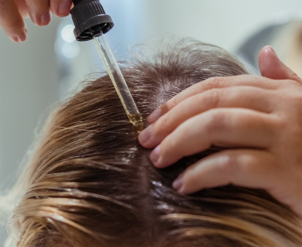 Step 1: Pre-Wash Scalp Care