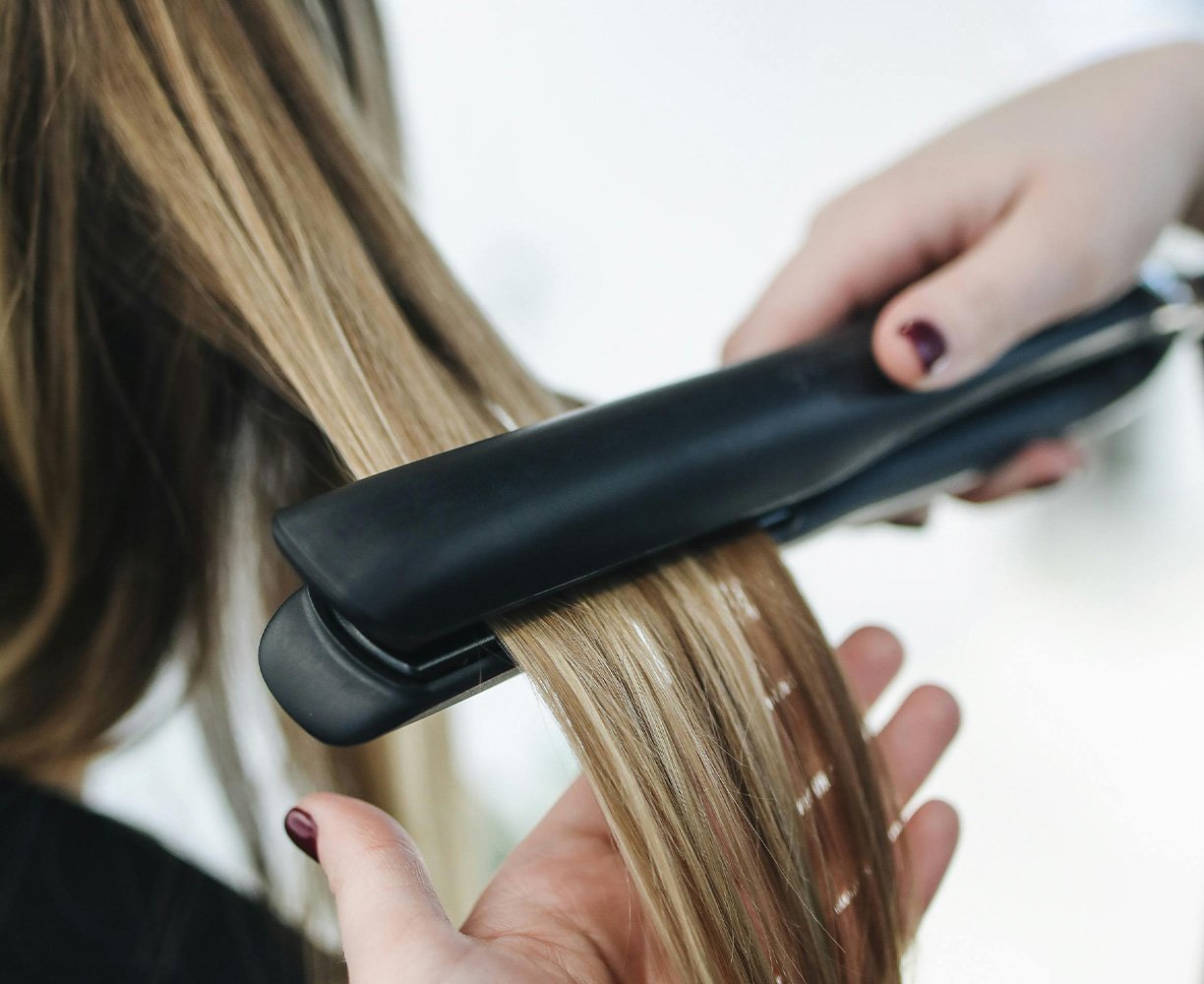 how to get your hair sleek straight