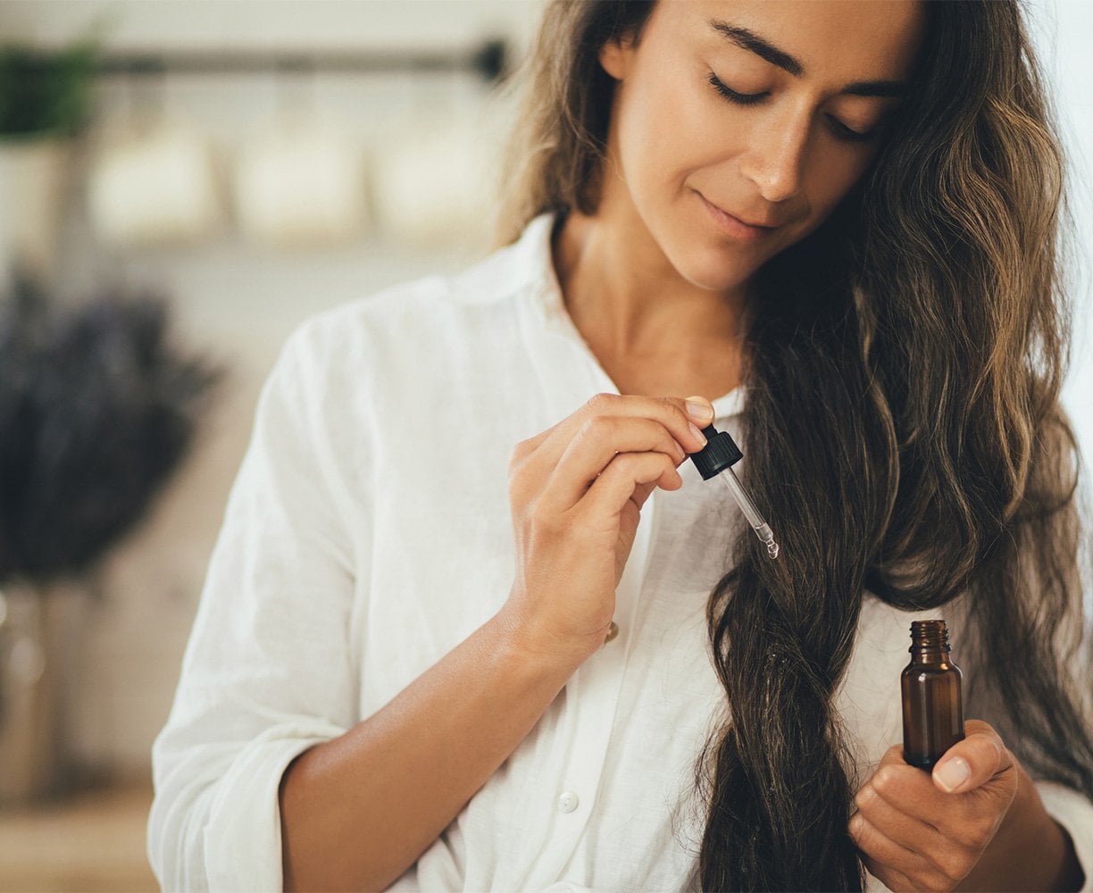 Apply a Heat Protectant Serum