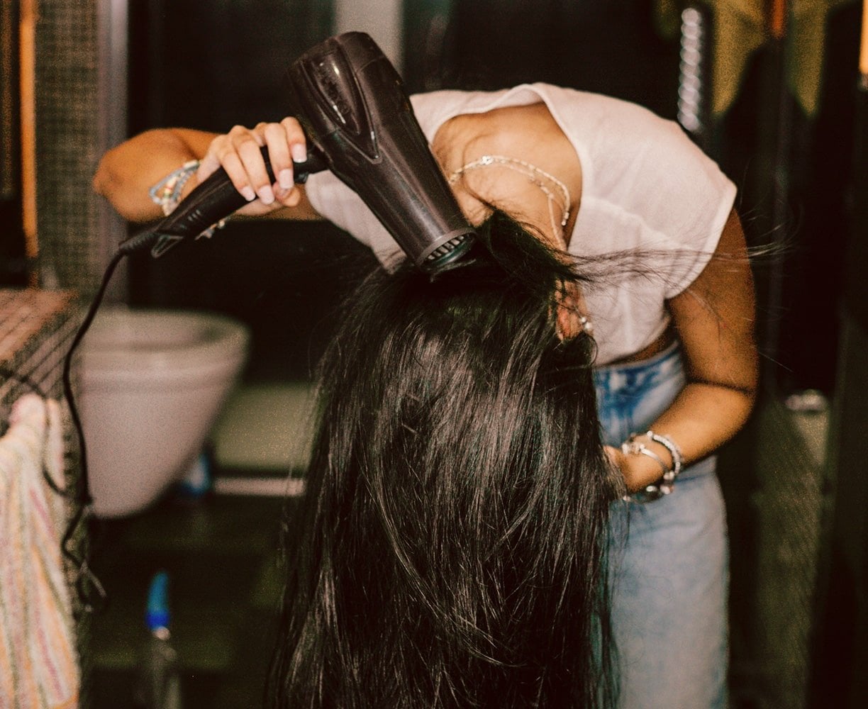 Blow Dry Your Hair Upside Down