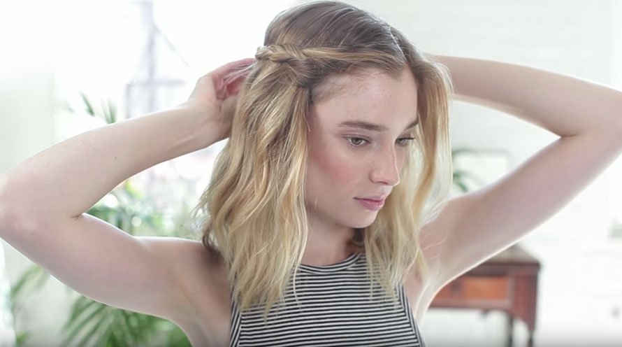 Double Braid Tieback - DIY - Cute Girls Hairstyles