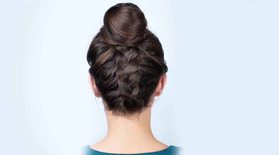 French braid hi-res stock photography and images - Alamy