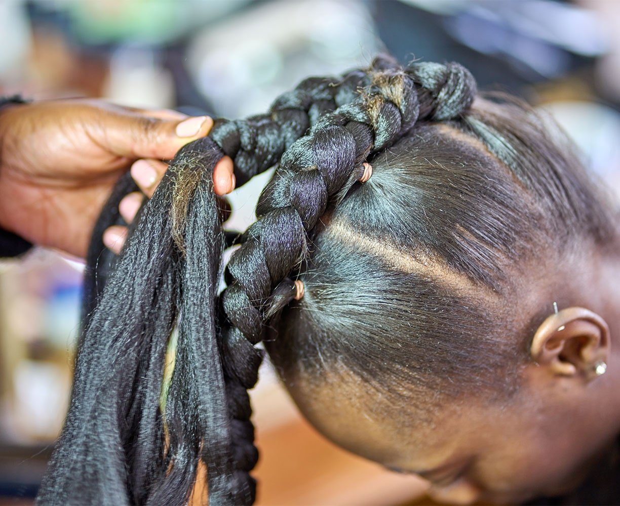 Upside-Down Dutch Braid