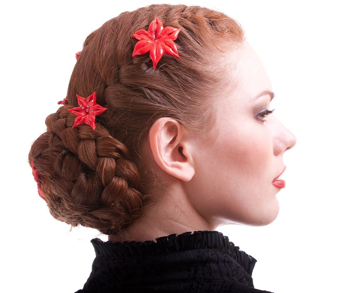 Dutch Braid Updo