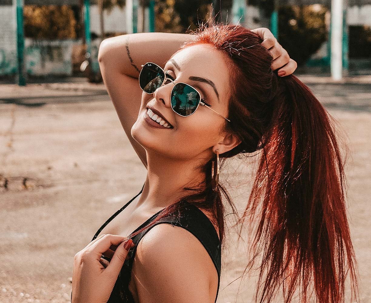 Red Ponytail