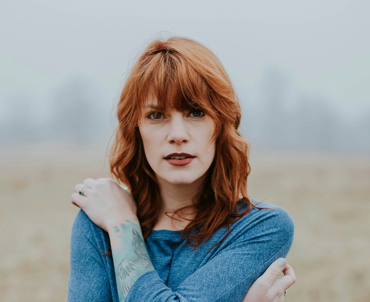Red Shag Hair
