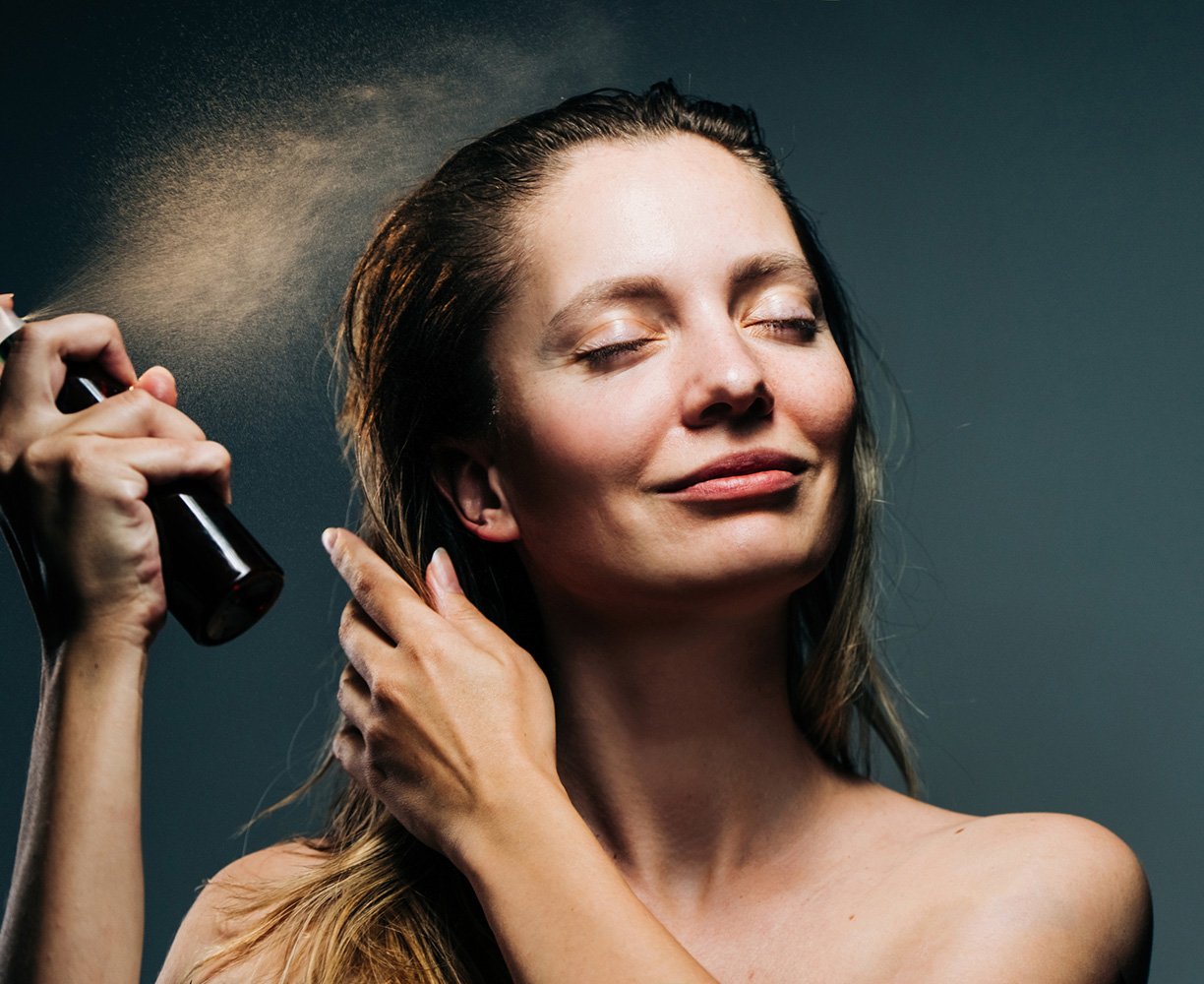 Finish with Lightweight Serums and Long-Lasting Hold Sprays