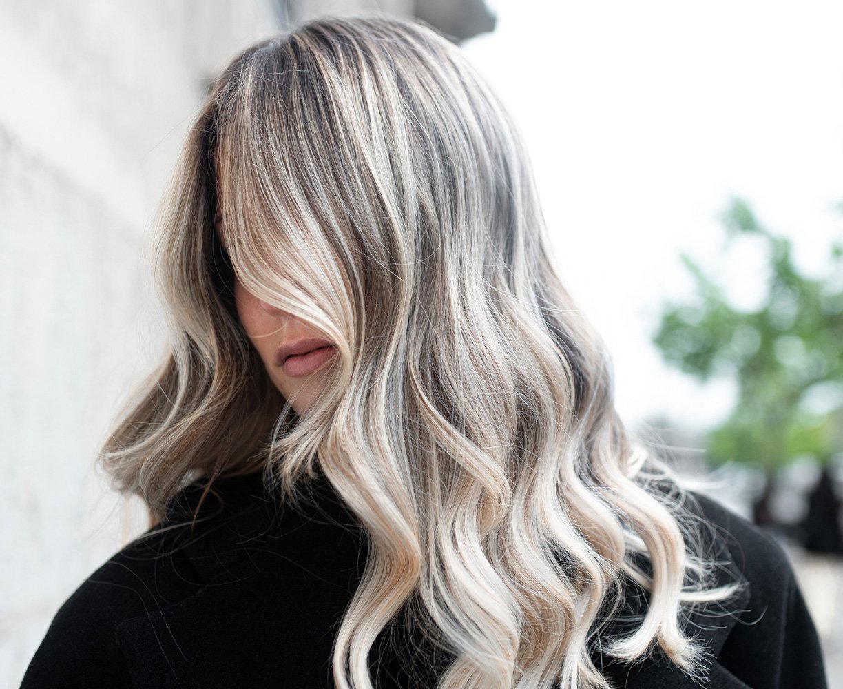 Balayage Blonde Curls