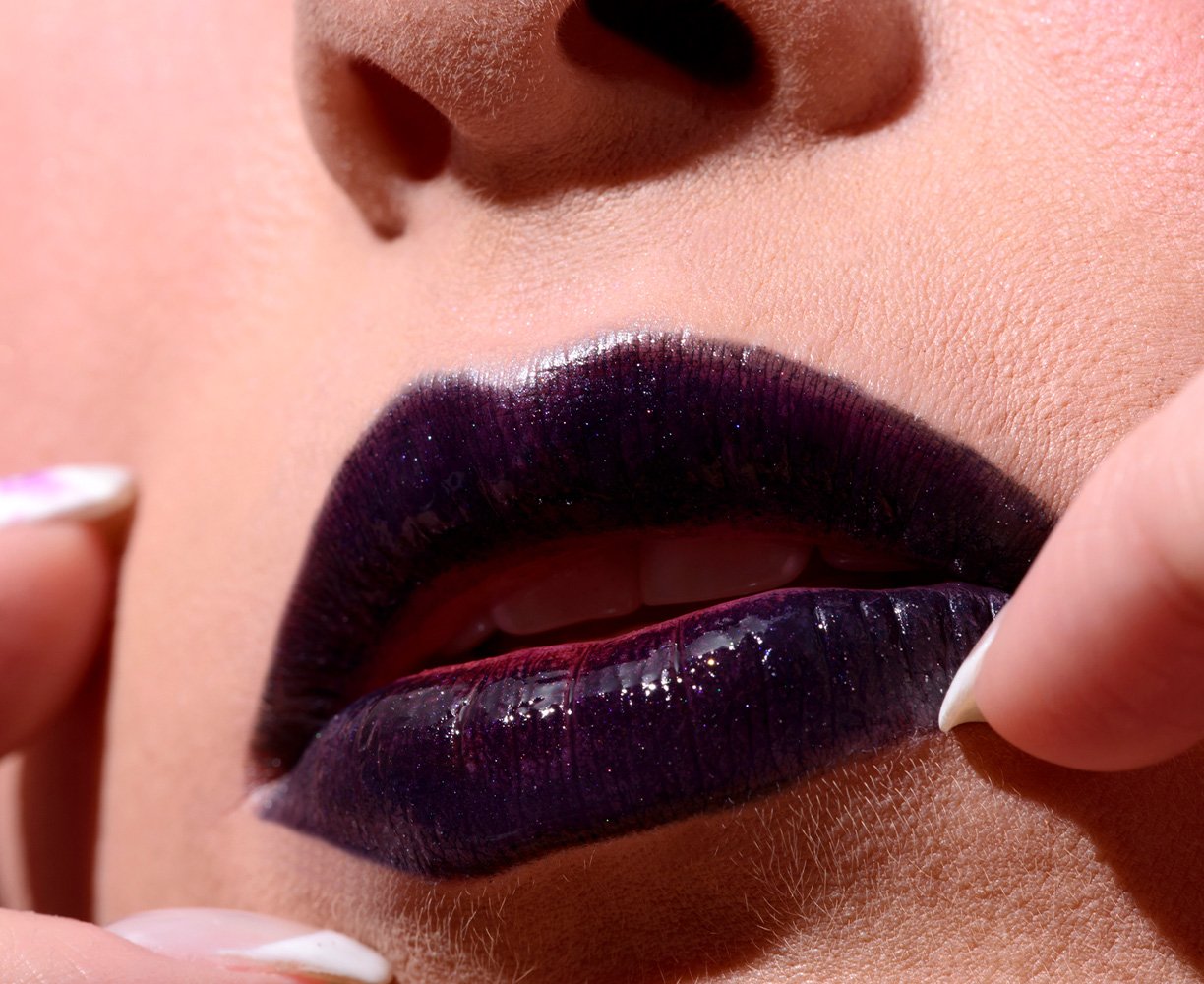 Apply Dark Lipstick