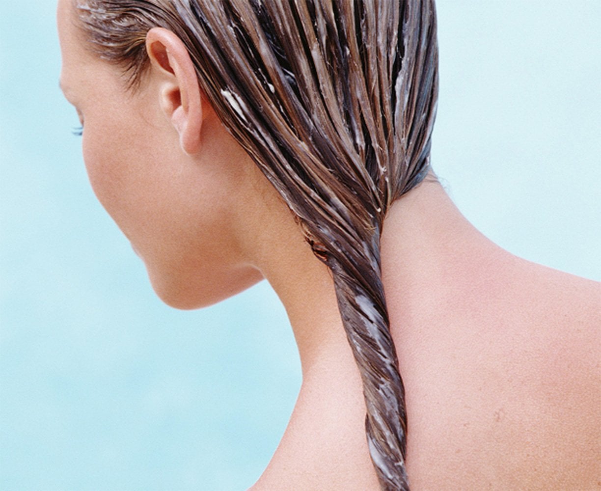 Prep Hair with Sleek & Shine Glass Hair Water