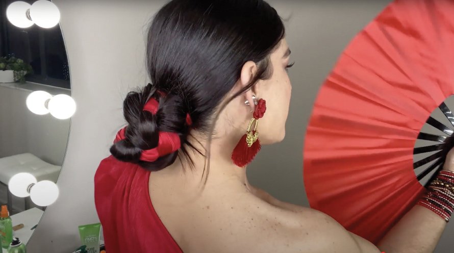valentine's day hairstyle