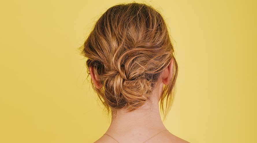 Garnier Hairstyle Knotted Low Bun Hairstyle