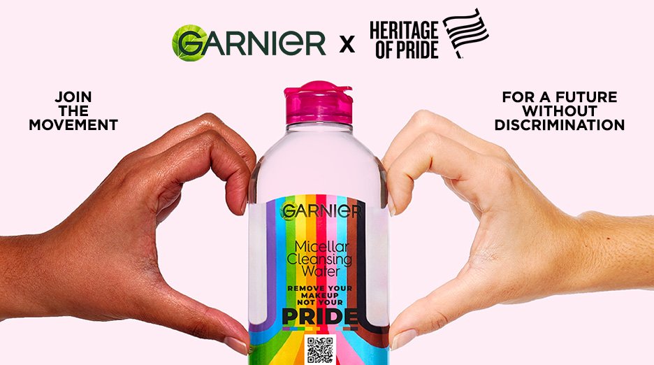 Discover Garnier's partnership with Heritage of Pride, supporting LGBTQIA+ rights and progress. 