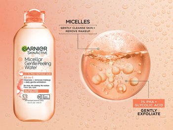 Micellar peeling water containing glycolic acid - Garnier