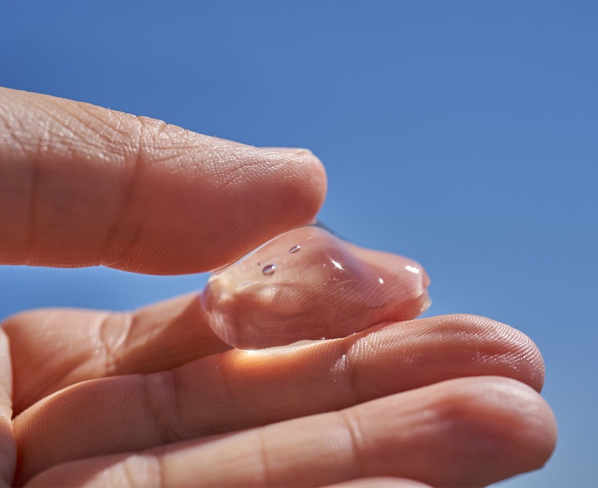 Hidratar con un hidratante en gel