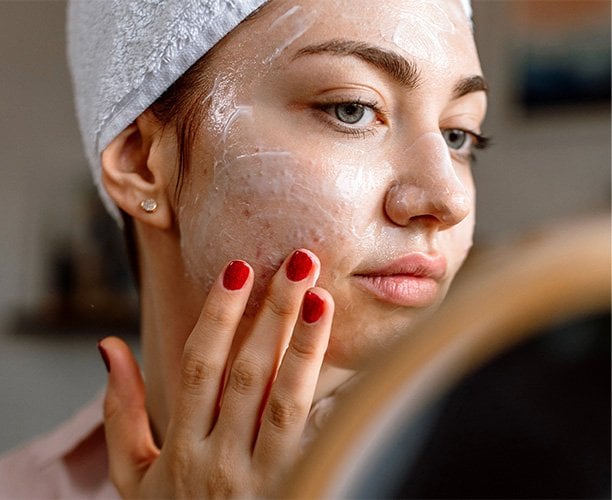 Deep Cleansing with a Face Mask