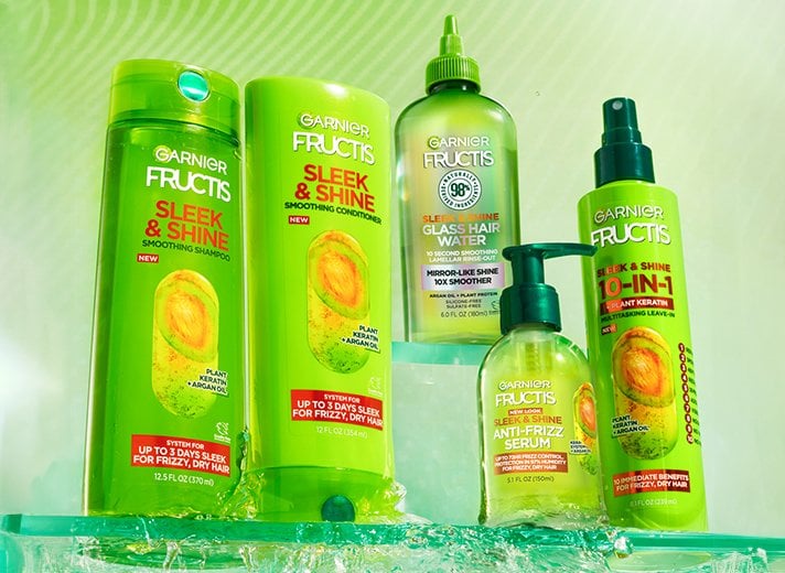 Garnier Fructis Sleek & Shine Hair Care Collection