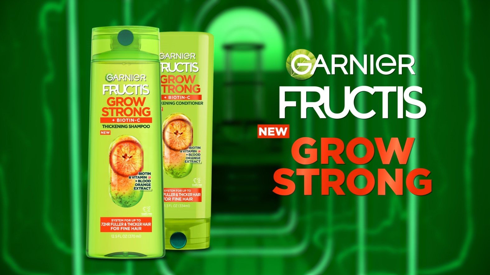 Volume and bounce: Fructis Grow Shampoo - Garnier