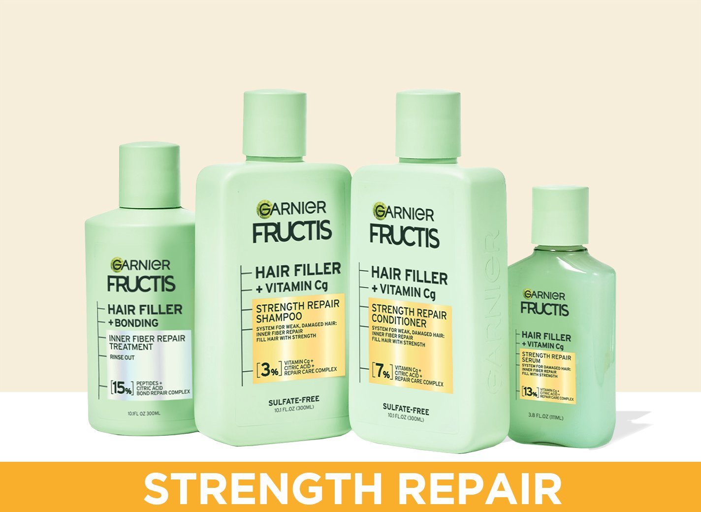 Garnier Fructis Hair Filler Strength Repair System