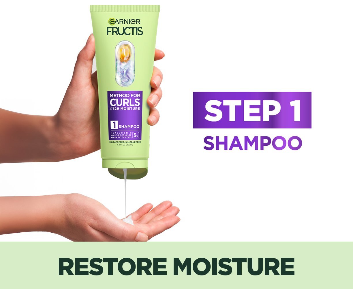 Method for Curls Moisture Restoring Shampoo