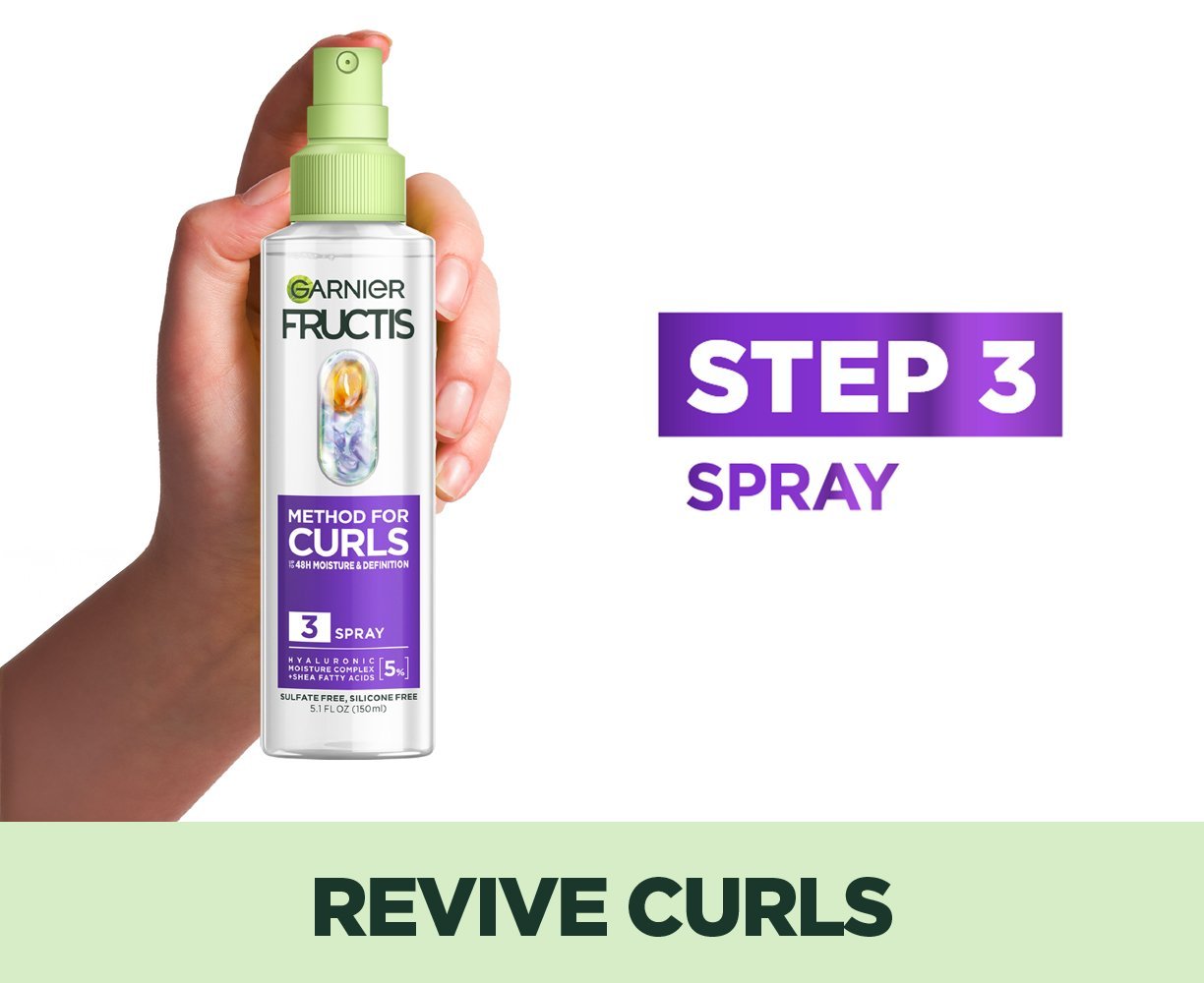 Method for Curls Reviving Spray