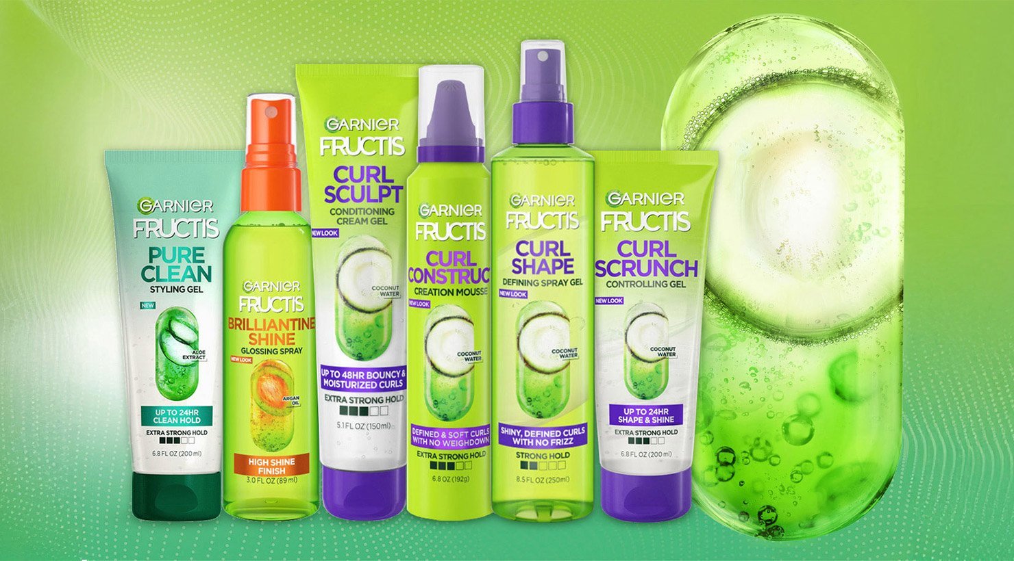 Productos de peinado, consejos y tutoriales - Garnier Fructis Style, image size:1480x820