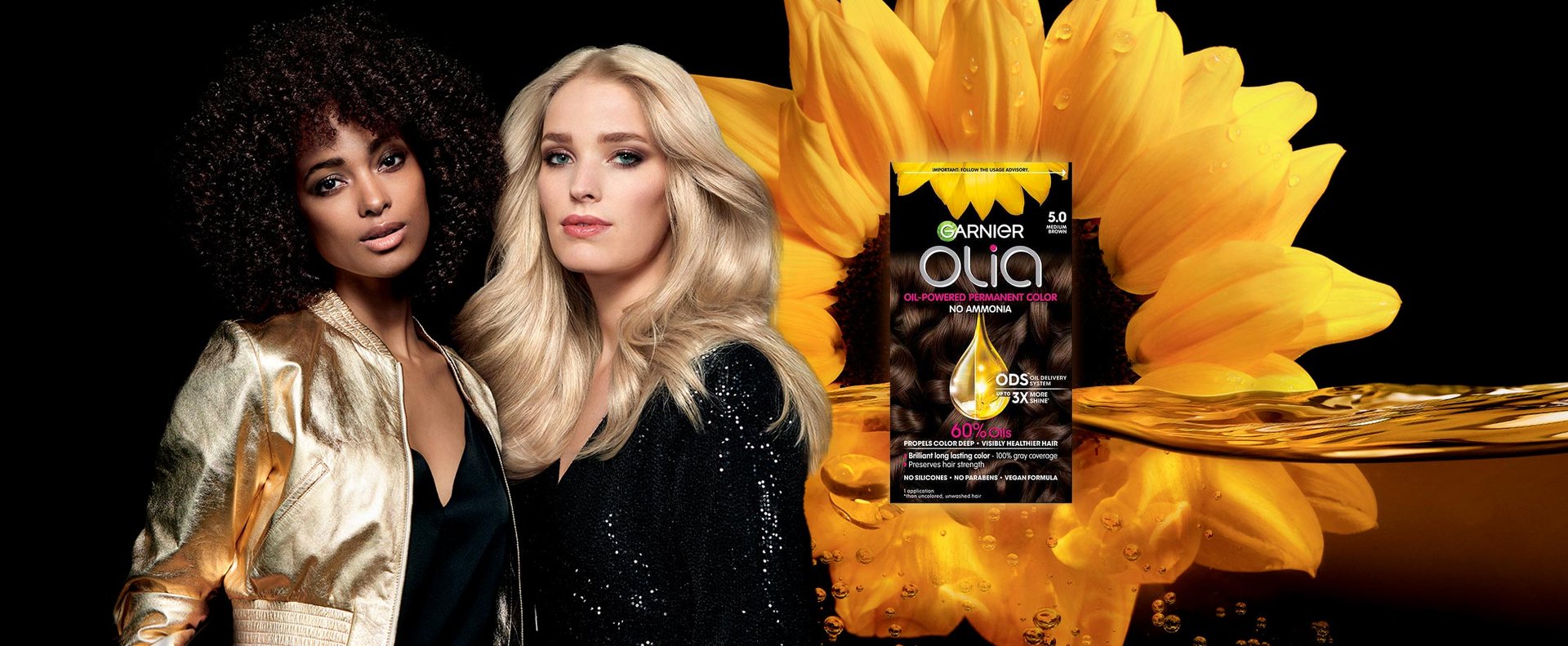 Discover Olia Ammonia-Free Permanent Hair Color - Garnier