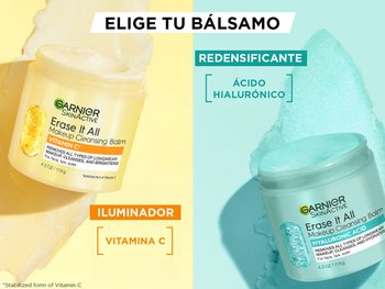 Choose your makeup cleansing balm: brightening vitamin C or replumping hyaluronic acid