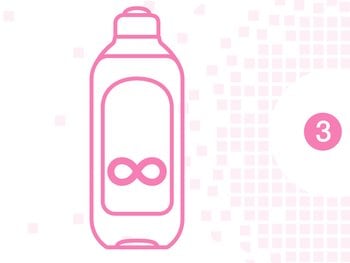 Garnier x LOOP micellar water bottle