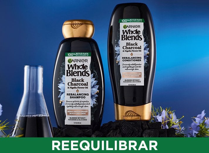 Garnier Whole Blends Black Charcoal Collection