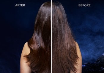 Garnier Whole Blends Black Charcoal Shampoo and Conditioner Before After