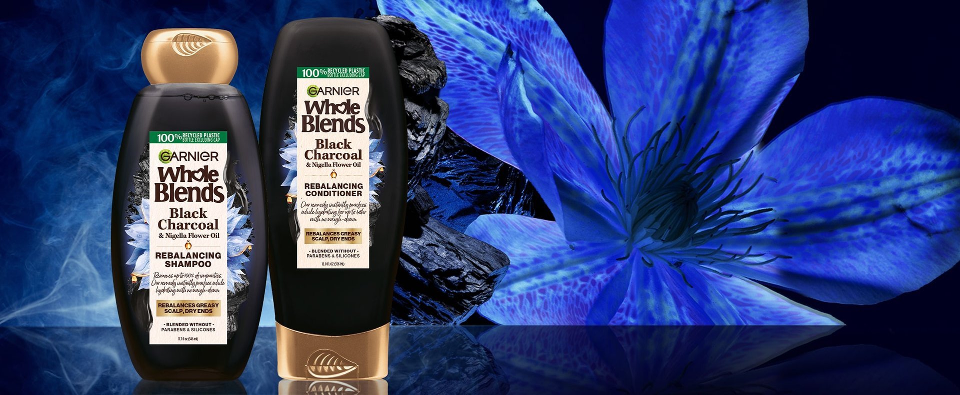 Whole Blends Hair Care Charcoal and Nigella Conditioner Garnier