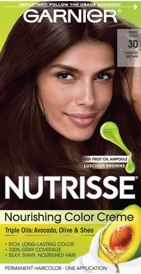 Nutrisse Nourishing Color Creme Darkest Brown 30 Garnier