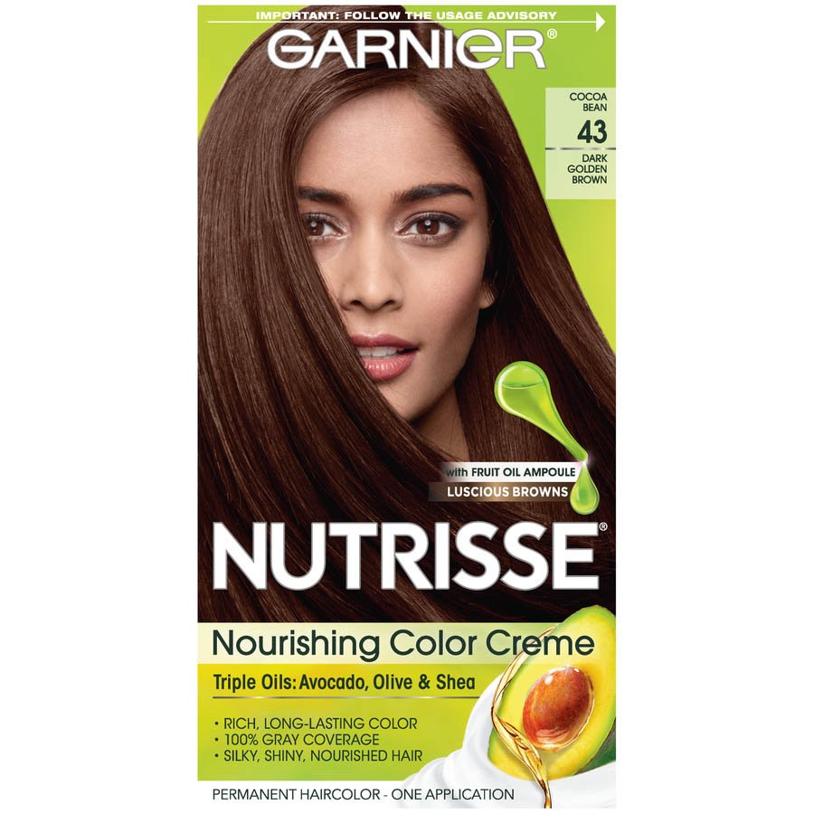 Nutrisse Nourishing Color Creme Dark Golden Brown 43 Garnier