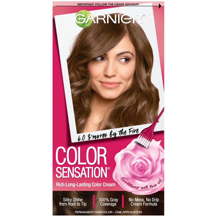 Color Sensation 6 0 Light Natural Brown Hair Color Garnier