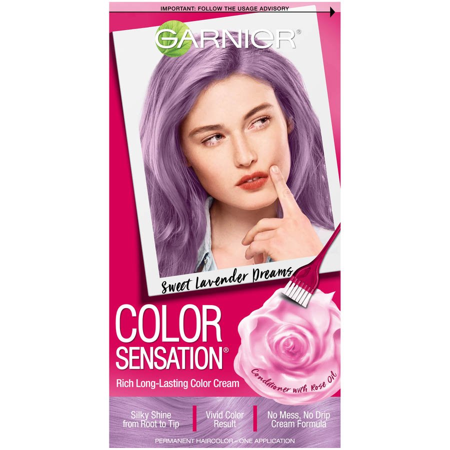 Color Sensation Light Purple Lavender Hair Color Garnier Color Sensation Light Purple Lavender Hair Color Garnier