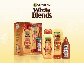 Garnier Whole Blends Hair Care Holiday Season Gift Set