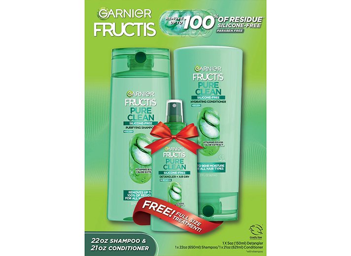 Garnier Fructis Pure Clean Purifying Hair Care Holiday Gift Set