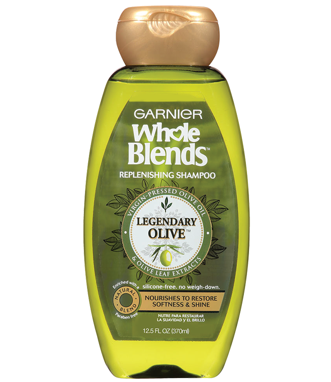 shampoo olive oil packshot