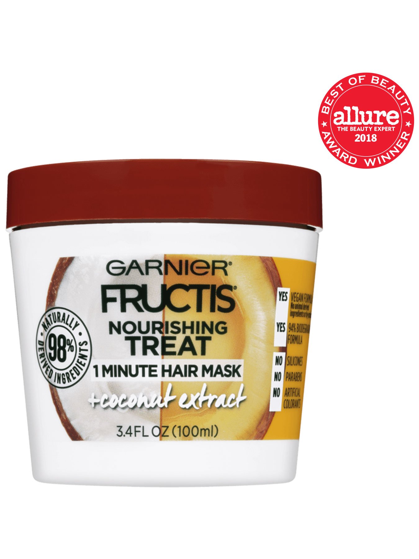 Coconut Hair Mask Nourish Dry, Damaged Hair Garnier Fructis®