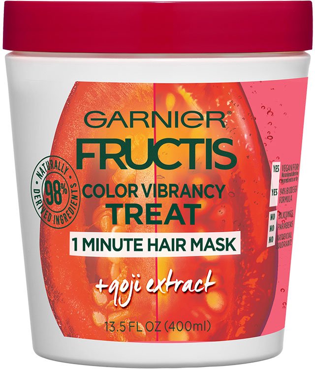 Garnier Fructis Color Vibrancy Treat 1 Minute Hair Mask + Goji Extract 400ml
